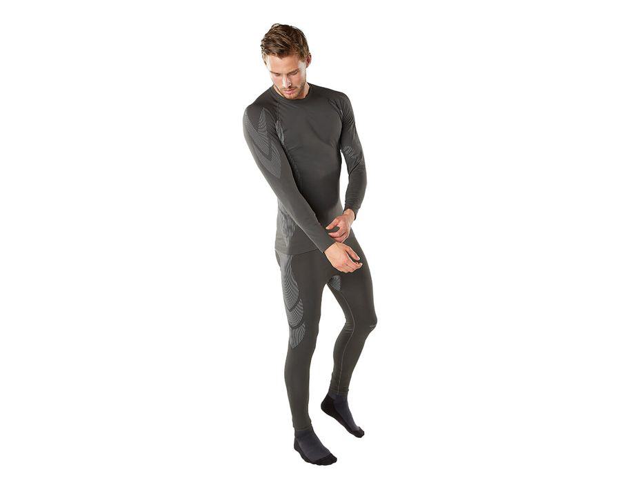 Sottomaglia tecnica CROSSOVER antracite scuro