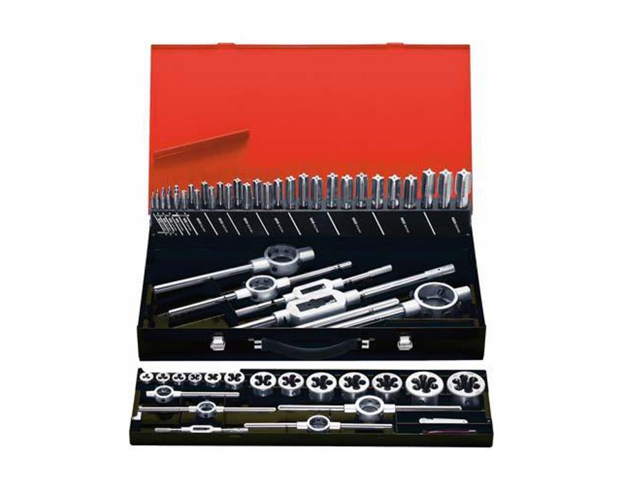 Hand-Gewindeschneidwerkzeug-Satz M3–24 im Koffer