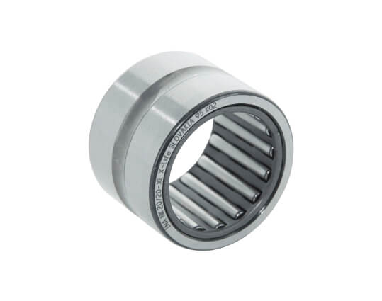 Cuscinetto a rullini con anelli stampati, senza anello interno