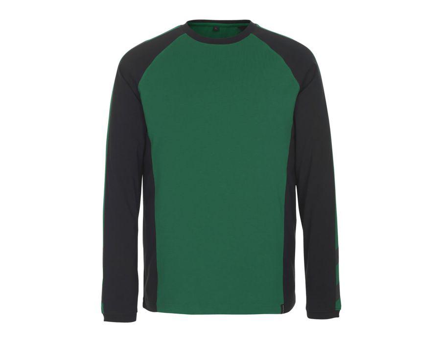 Maglietta, a maniche lunghe UNIQUE verde/nero