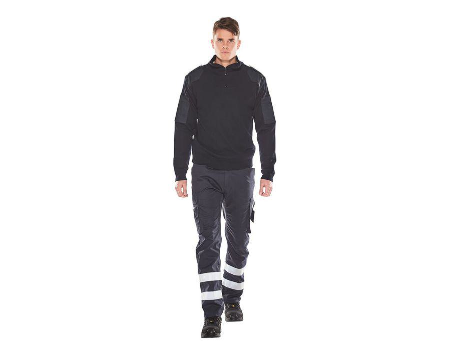 Pantaloni con tasche sulle cosce FRONTLINE nero