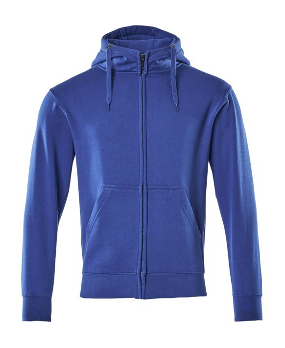 Felpa con cappuccio con chiusura lampo CROSSOVER blu royal
