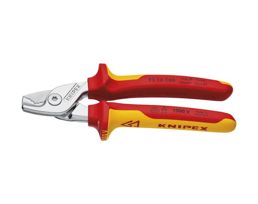 VDE-Kabelschere, Kopf brüniert