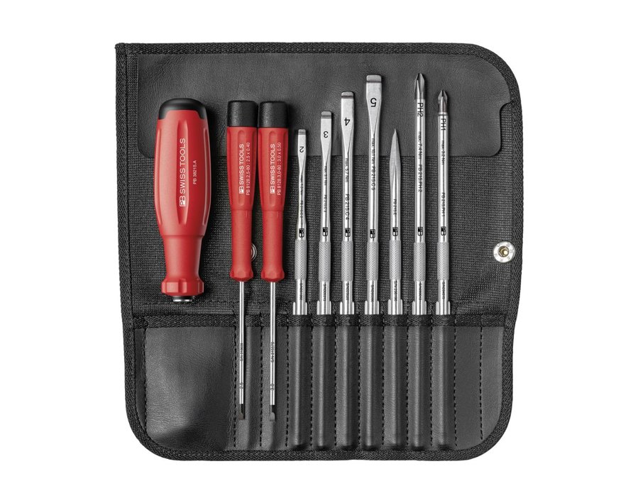 Wechselklingen-Satz 10-teilig, mit 2-Komponenten-Griff