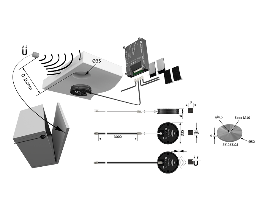 Sensore MultiSwitch magnetico 