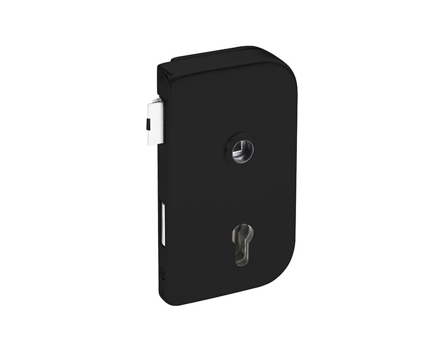 Scatola per serratura per porte in vetro 