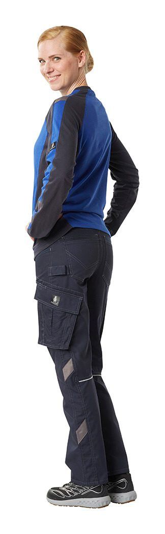 Pantaloni UNIQUE blu navy scuro