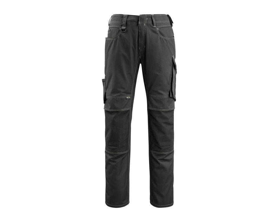 Pantaloni con tasche porta-ginocchiere UNIQUE nero