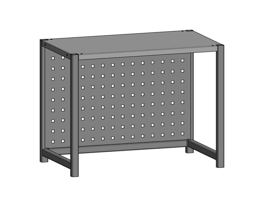 Modulo pannello forato terminale con coperchio