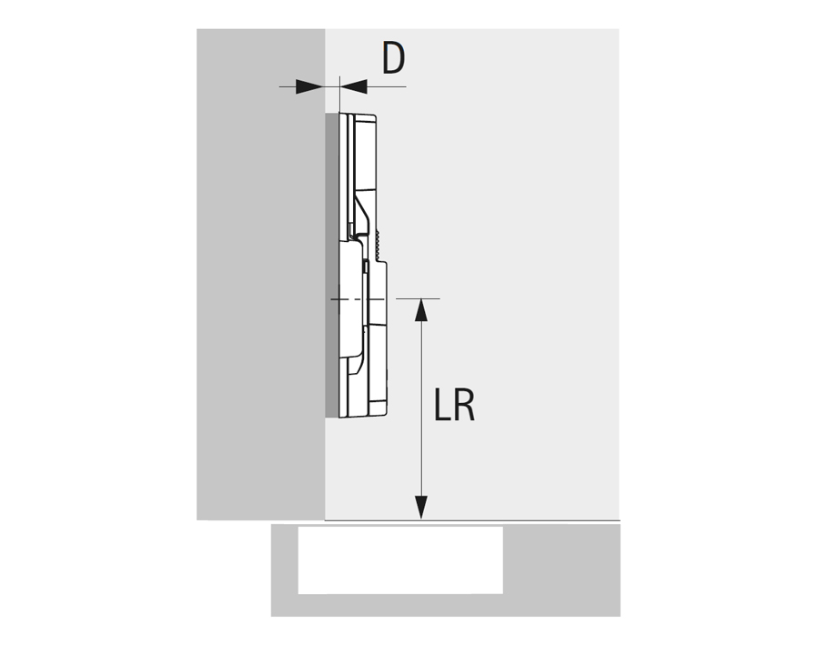 Piastra di montaggio per adattatore piano