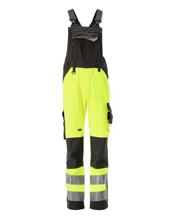 Salopette con tasche porta-ginocchiere SAFE SUPREME hi-vis giallo/antracite scuro