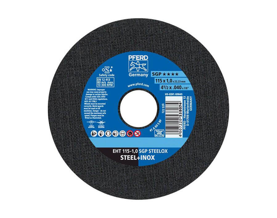 Trennscheibe SGP STEELOX für die Stahl- und Edelstahlbearbeitung