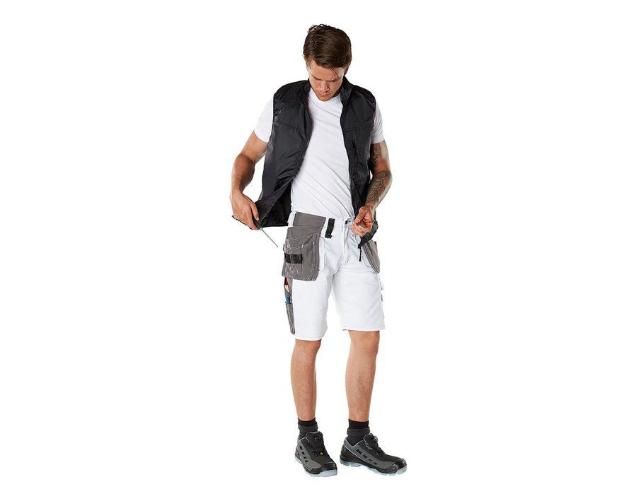 Pantalone corto con tasche esterne HARDWEAR bianco