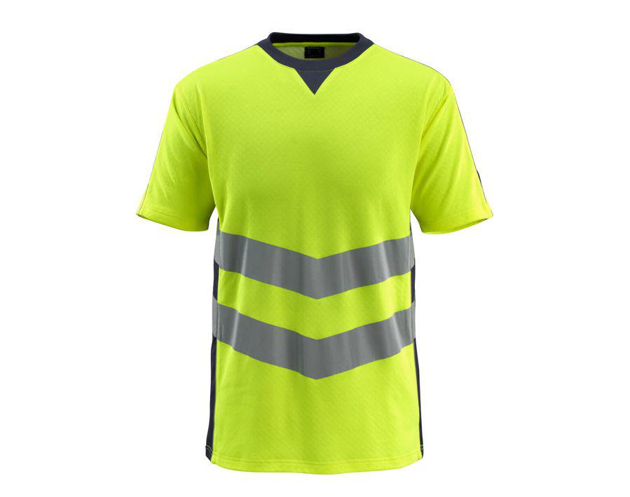 Maglietta SAFE SUPREME hi-vis giallo/blu navy scuro