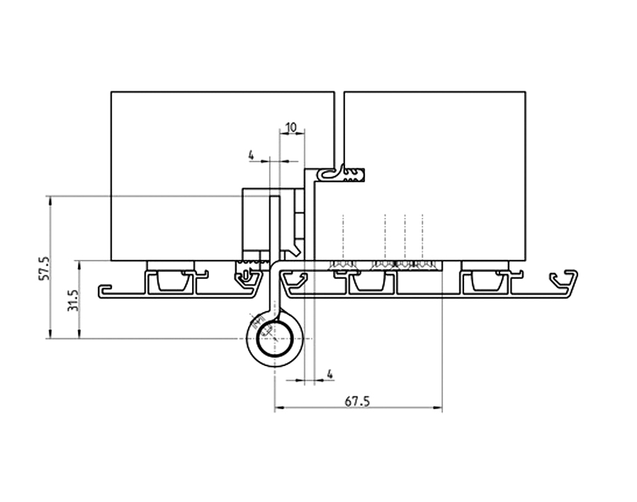 Cerniera VARIANT VX 7729/160-4 HA MSTS 