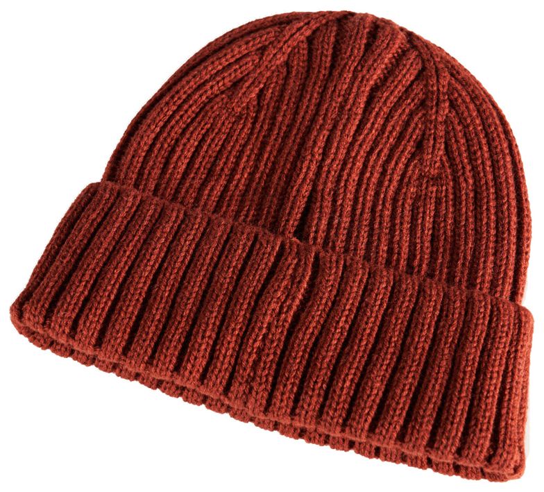 Berretto invernale CUSTOMIZED rosso autunno