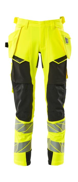 Pantaloni con tasche esterne ACCELERATE SAFE hi-vis giallo/nero