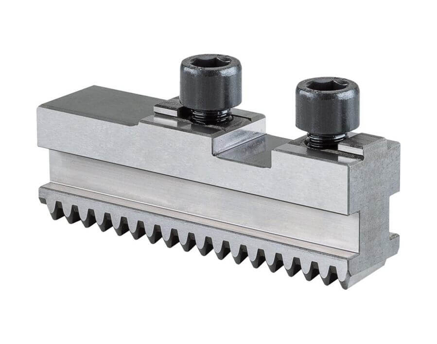 Ersatz-Grundbacke mit Begestigungsschrauben, 3-teiliger Satz, für Keilstangen-Dreibacken-Drehfutter DURO