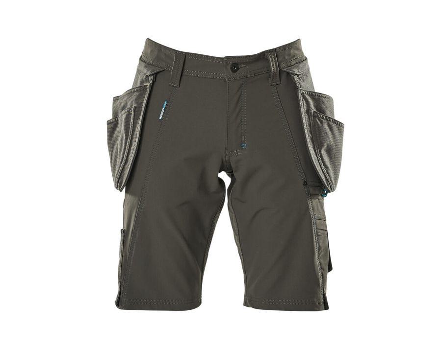 Pantalone corto con tasche esterne ADVANCED antracite scuro