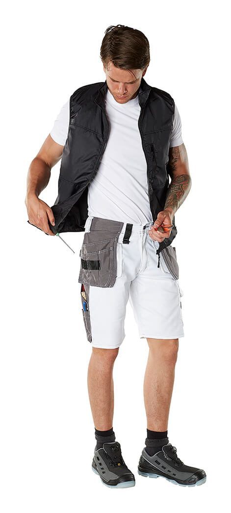 Pantalone corto con tasche esterne HARDWEAR nero