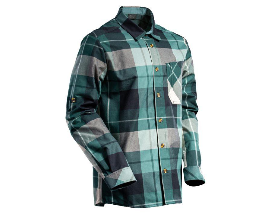 Camicia CUSTOMIZED a quadri verde foresta