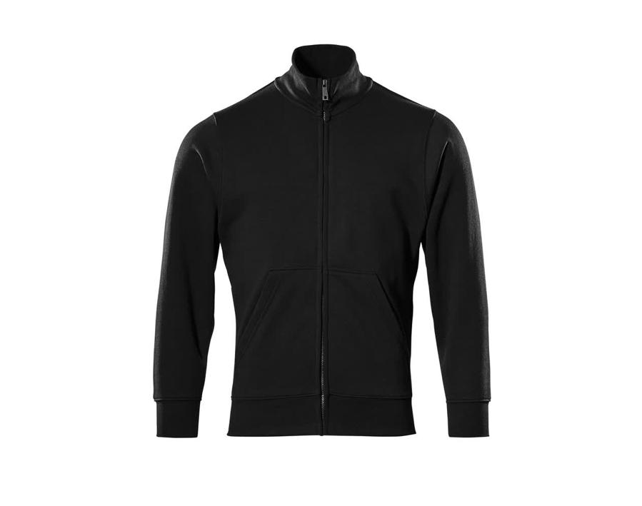 Felpa con chiusura lampo CROSSOVER nero intenso