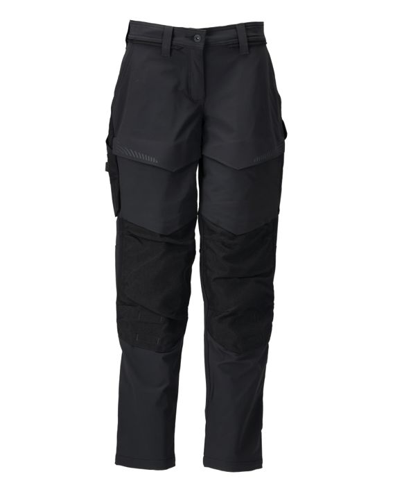 Pantaloni con tasche porta-ginocchiere CUSTOMIZED nero