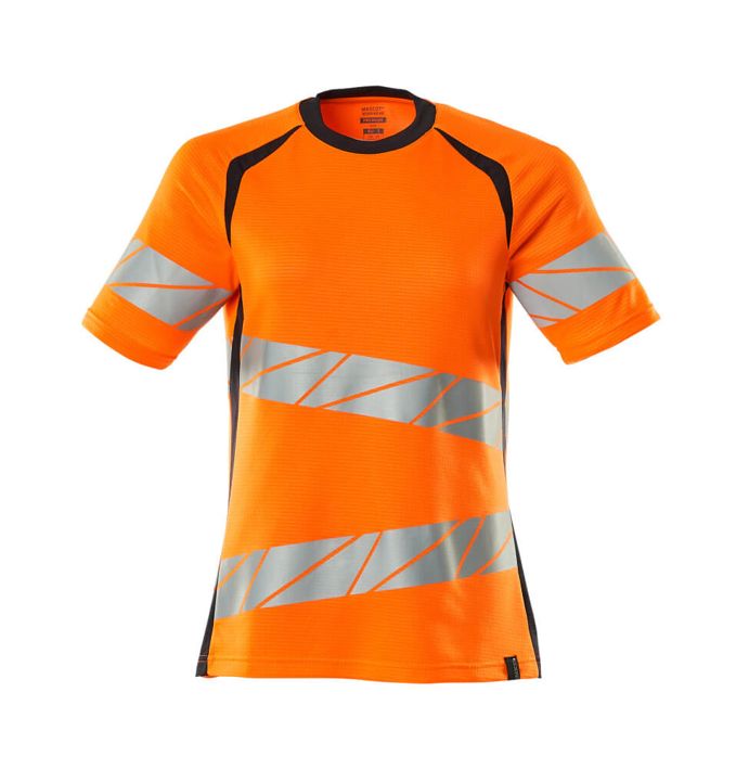 Maglietta ACCELERATE SAFE hi-vis arancio/blu navy scuro