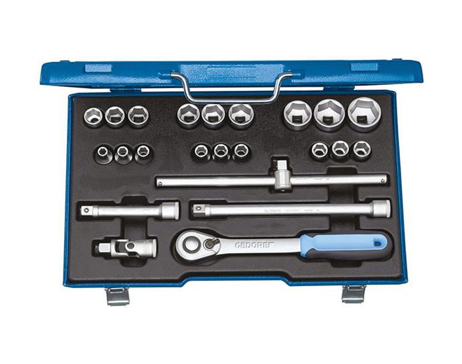 Sechskant-Steckschlüssel-Garnitur 1/2"