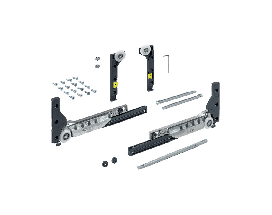 SlideLine M Kit ferramenta per ante non ammortizzate