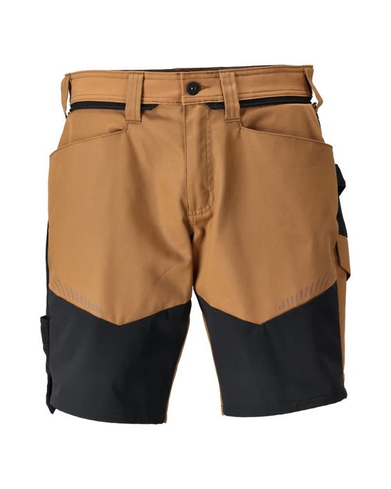 Pantalone corto CUSTOMIZED nocciola/nero