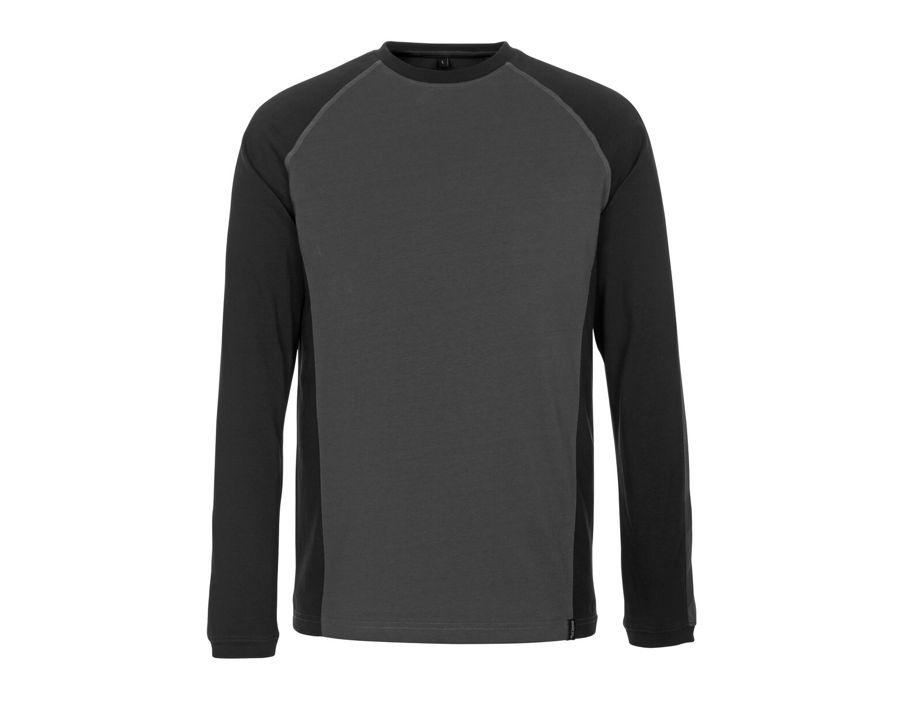 Maglietta, a maniche lunghe UNIQUE antracite scuro/nero