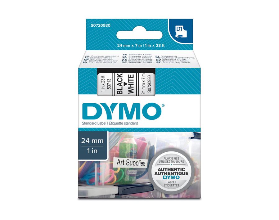 DYMO D1 Schriftband, Bandbreite 24 mm