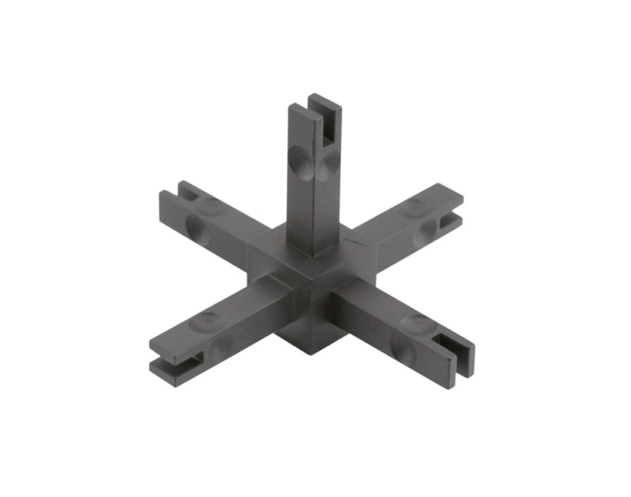 Cadro Giunto a 5 vie effetto acciaio inox