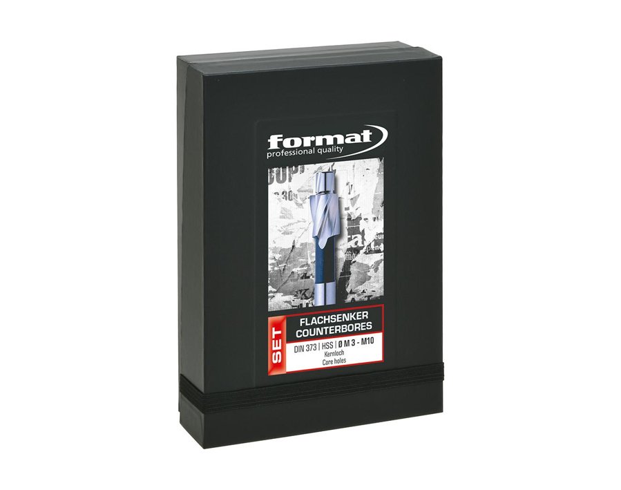 Flachsenker-Satz in plastikfreier Verpackung aus nachwachsenden Rohstoffen