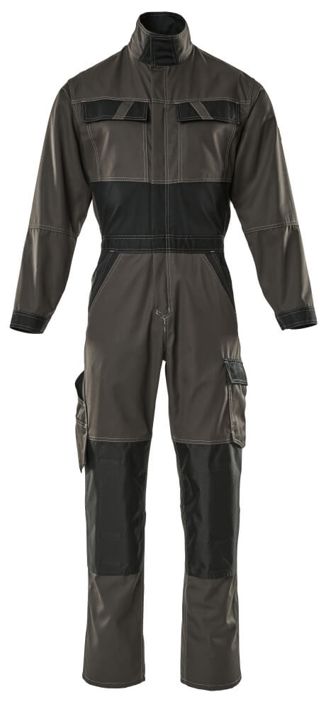 Tuta da lavoro con tasche porta-ginocchiere LIGHT antracite scuro/nero