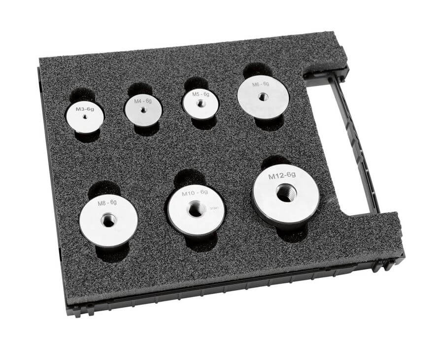 Gewindelehrring-Satz, 7-teilig