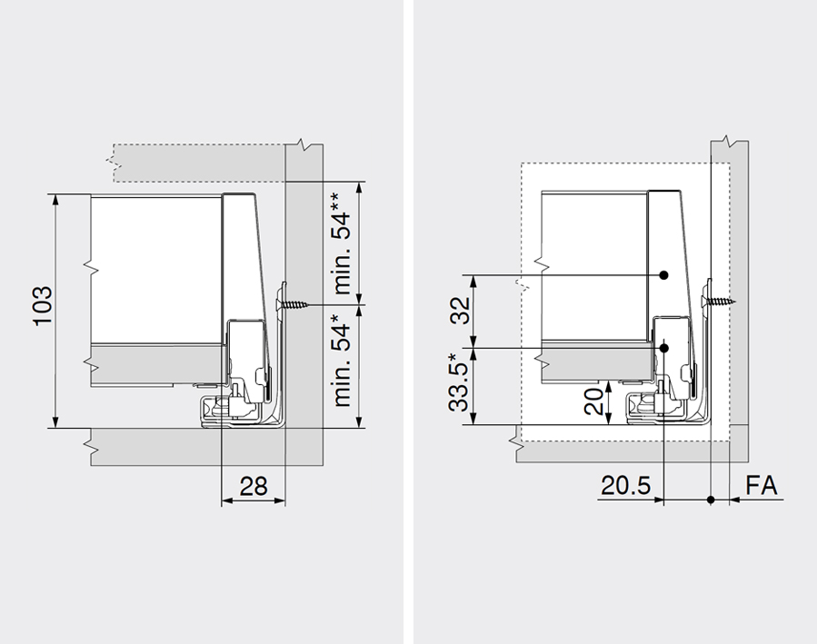 MERIVOBOX bianco seta opaco - altezza M