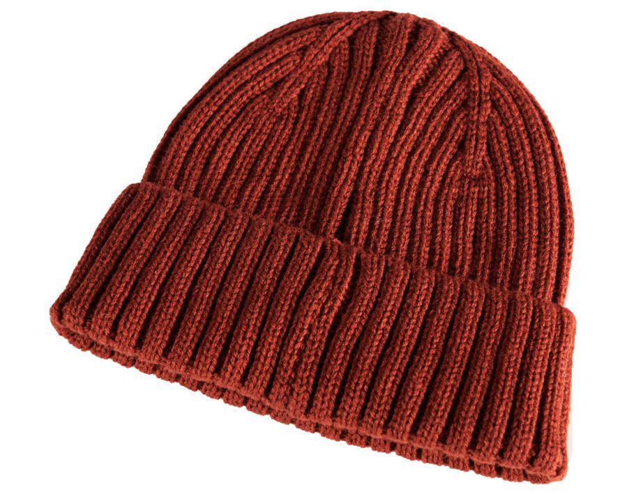 Berretto invernale CUSTOMIZED rosso autunno