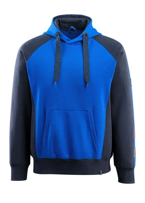 Felpa con cappuccio UNIQUE blu royal/blu navy scuro