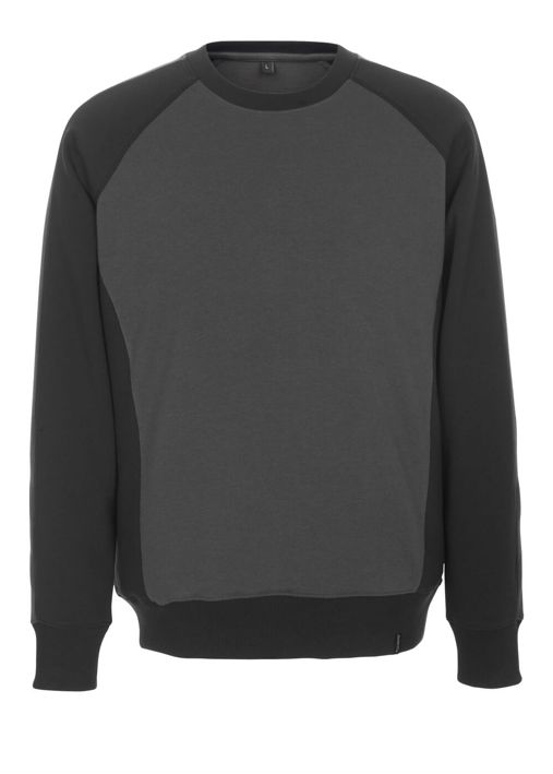 Felpa UNIQUE antracite scuro/nero