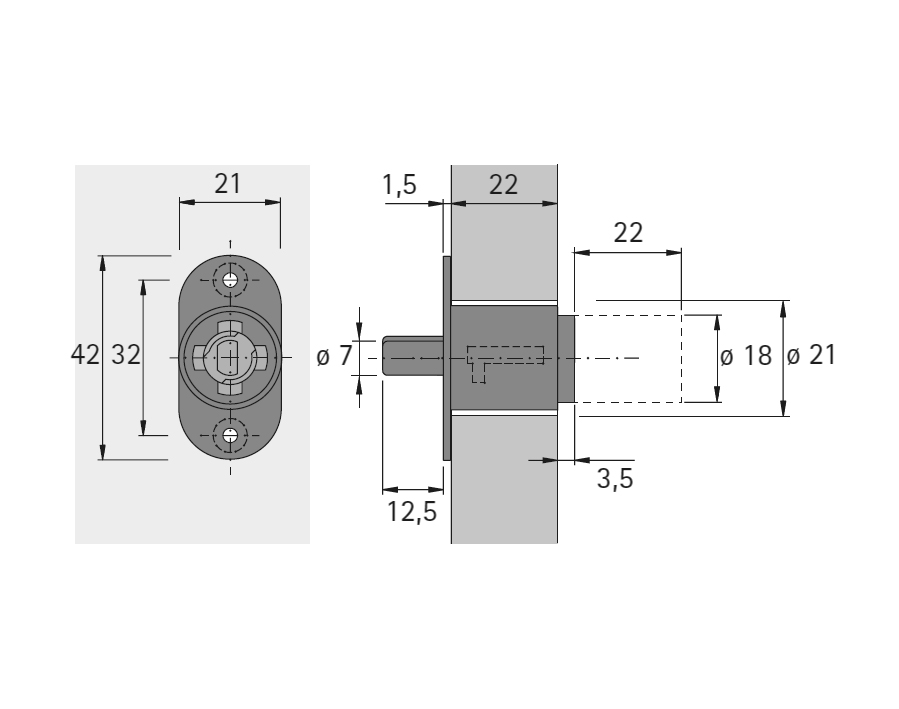Serratura con cilindro a pressione Prestige 2000 