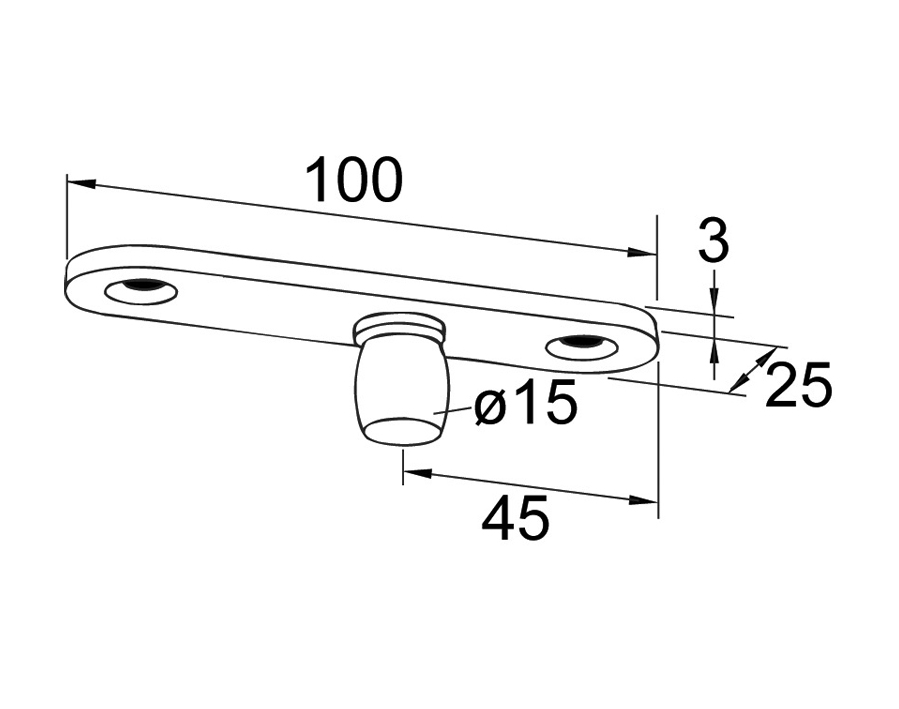 Perno superiore PT 24 Universal 