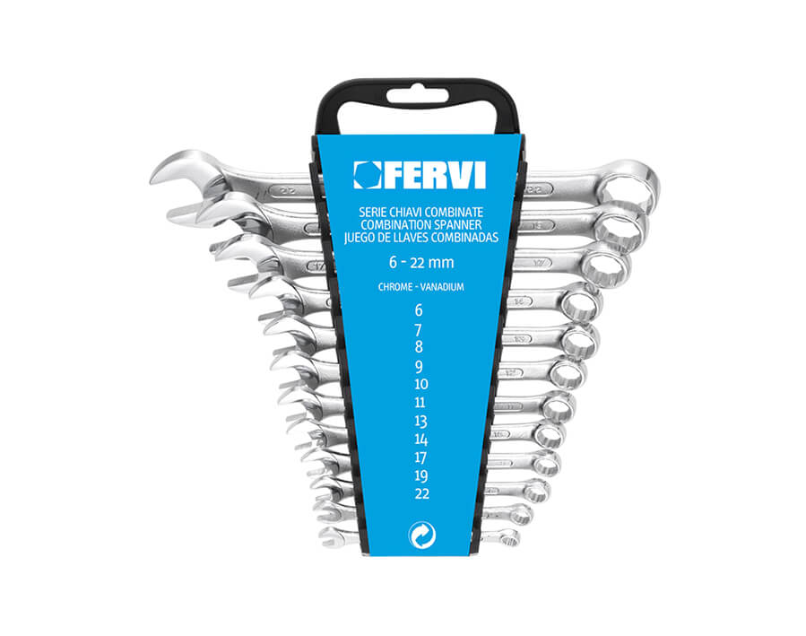 Serie chiavi combinate da 12 pezzi DIN 3113
