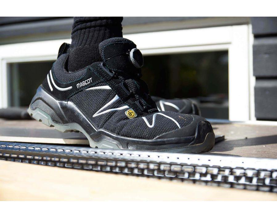 Scarpe antinfortunistiche FOOTWEAR FLEX nero/argento