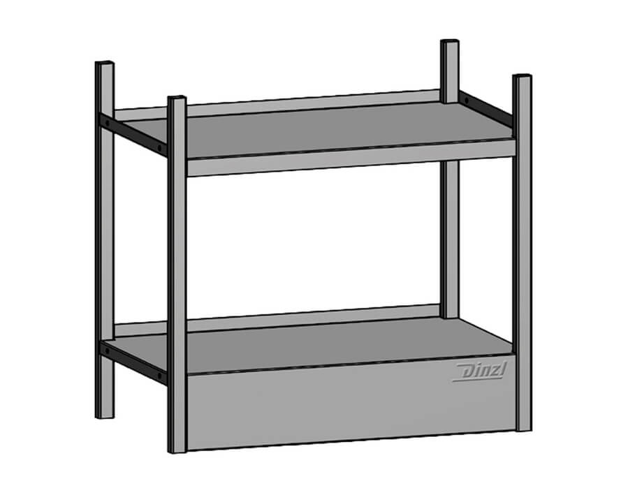 Modulo base con un ripiano universale