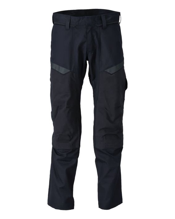 Pantaloni con tasche porta-ginocchiere ACCELERATE MULTISAFE blu navy scuro/hi-vis giallo