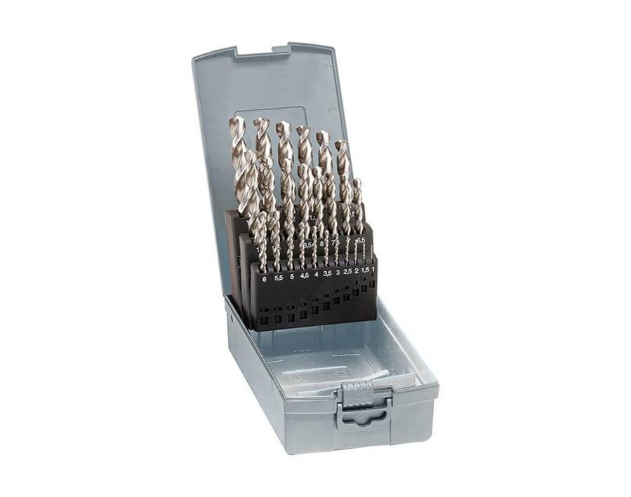 Spiralbohrer-Satz mit zyl. Schaft