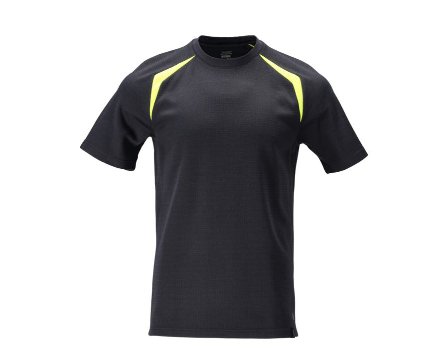 Maglietta ACCELERATE MULTISAFE blu navy scuro/hi-vis giallo