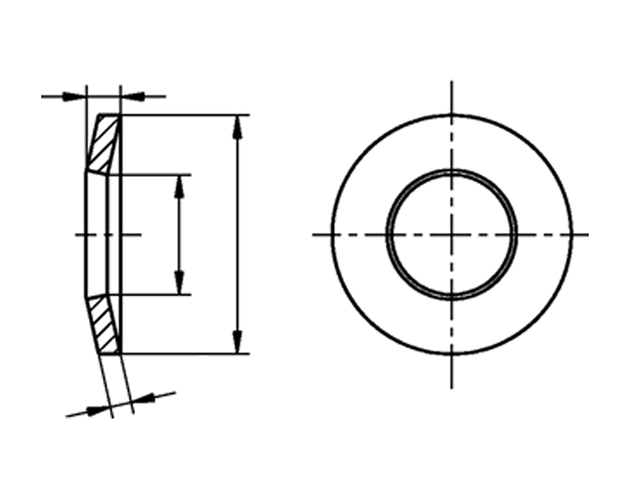 Rondelle elastiche DIN 6796